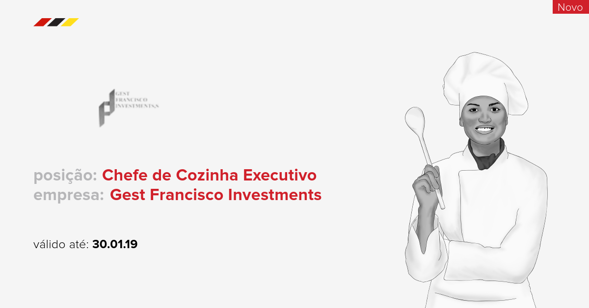 Gest Francisco Investments: Chefe de Cozinha Executivo 